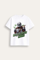 Boys The Mandalorian and Grogu T Shirt - Brand Threads