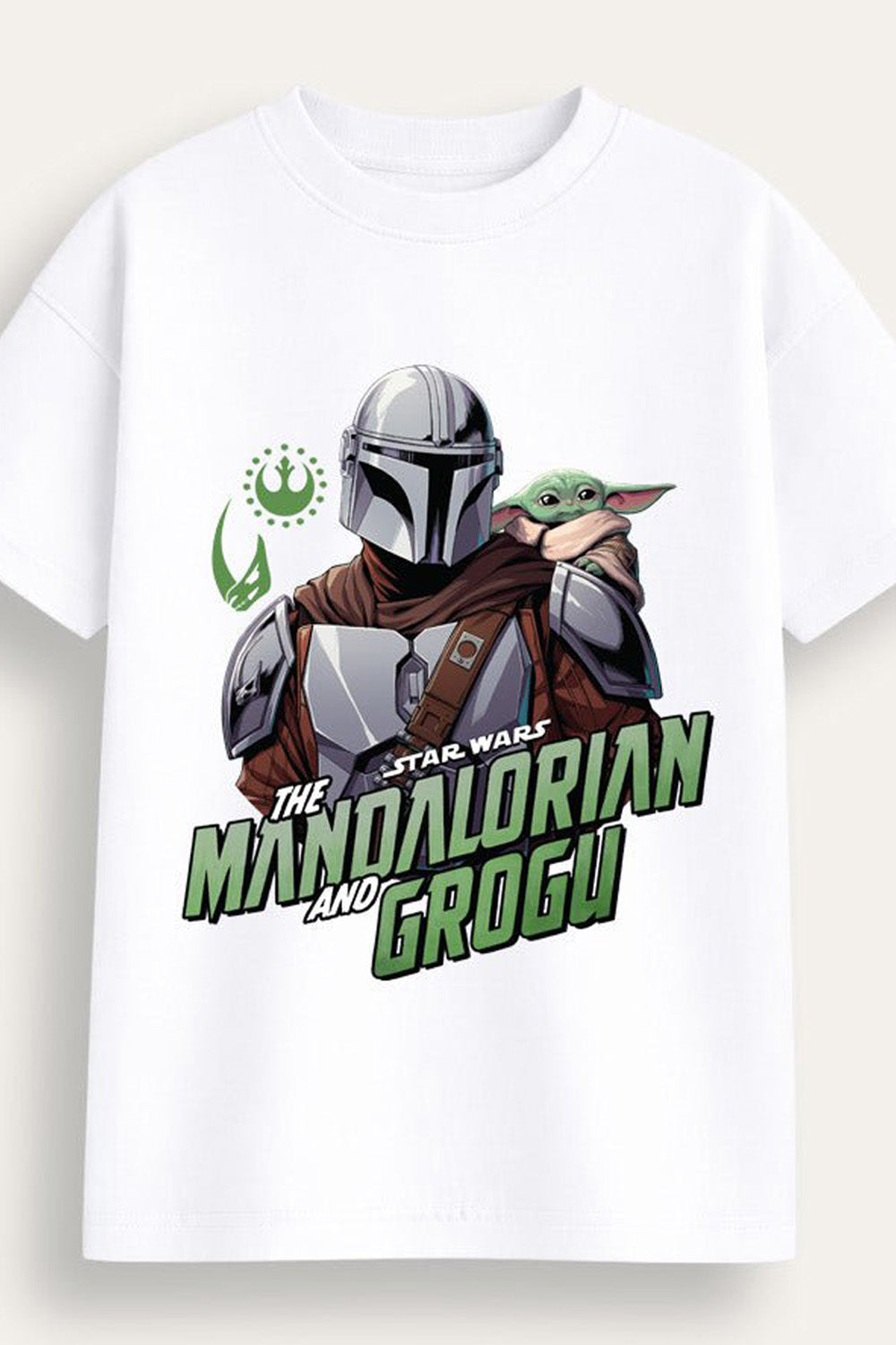 Boys The Mandalorian and Grogu T Shirt