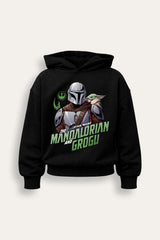 Boys Mandalorian and Grogu Hoodie