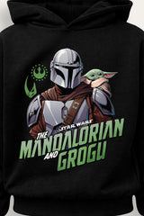 Boys Mandalorian and Grogu Hoodie