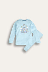 Cinnamoroll girls pyjamas – blue long sleeve pyjama set - Brand Threads