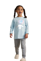 Cinnamoroll girls pyjamas – long sleeve blue pyjama set - Brand Threads