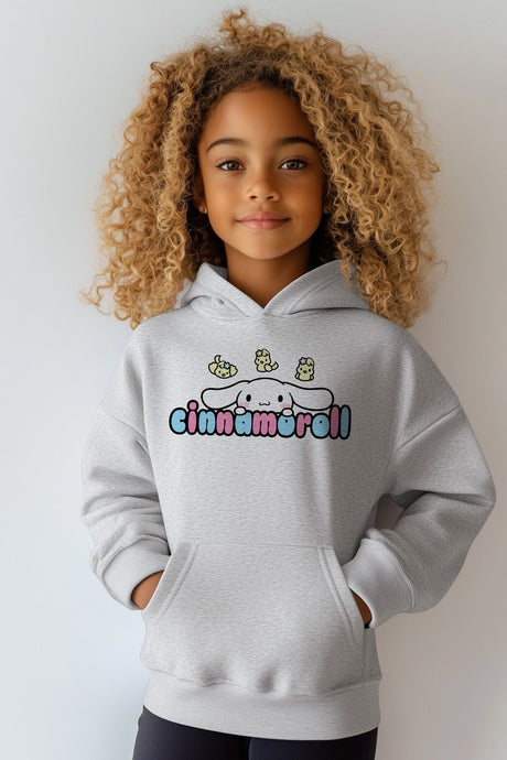 Cinnamoroll Girls Sport Grey Hoodie - Brand Threads