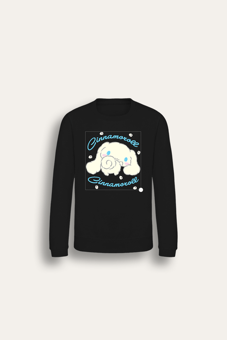 Cinnamoroll girls sweatshirt – long sleeve black sweater - Brand Threads