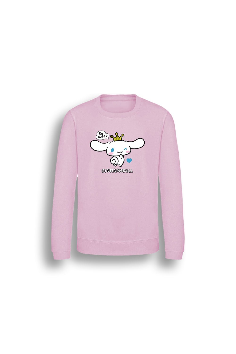 Cinnamoroll girls sweatshirt – long sleeve pink kids jumper - Brand Threads