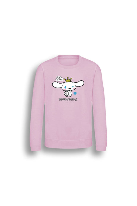 Cinnamoroll girls sweatshirt – long sleeve pink kids jumper - Brand Threads