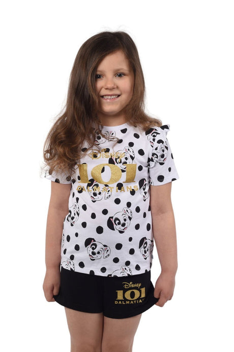 Disney 101 Dalmations Organic Cotton Shorty Pyjamas - Brand Threads