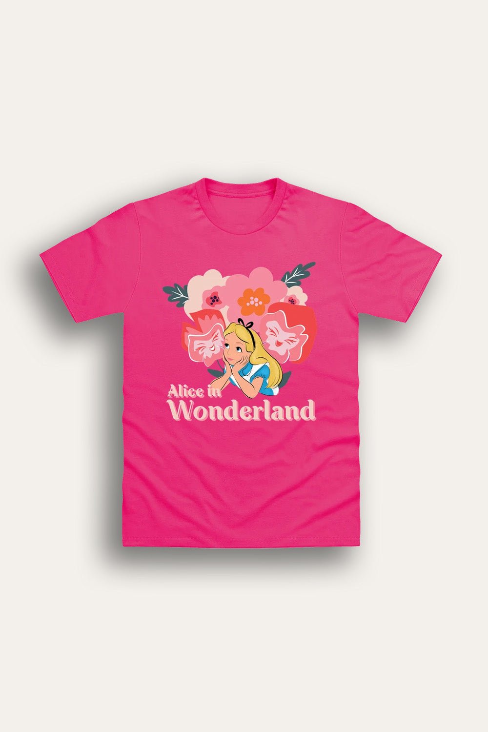 Disney Alice in Wonderland Ladies Heliconia T-Shirt - Brand Threads