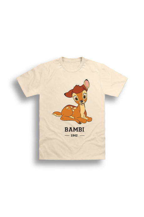 Disney Bambi Ladies Sand T Shirt - Brand Threads