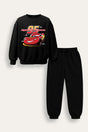 Disney Cars Lightning McQueen Boys Black Sweatshirt and Jogger Set - Brand Threads