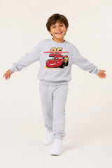 Disney Cars Lightning McQueen Boys Black Sweatshirt and Jogger Set - Brand Threads