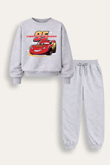 Disney Cars Lightning McQueen Boys Black Sweatshirt and Jogger Set - Brand Threads
