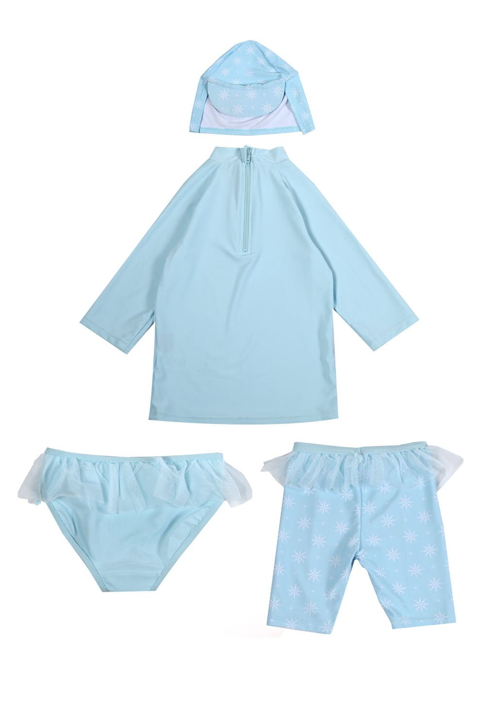 Disney Frozen Girls 4 Piece Swim Set - Brand Threads