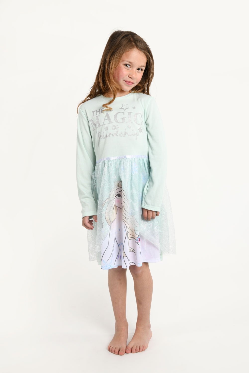 Disney Frozen Girls Recycled Polyester Nightie - Brand Threads