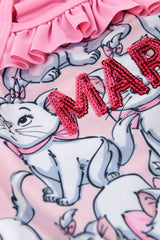 Disney Girls Marie The Aristocats One Piece Swim Suit - Brand Threads