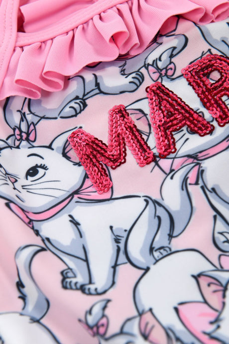 Disney Girls Marie The Aristocats One Piece Swim Suit - Brand Threads