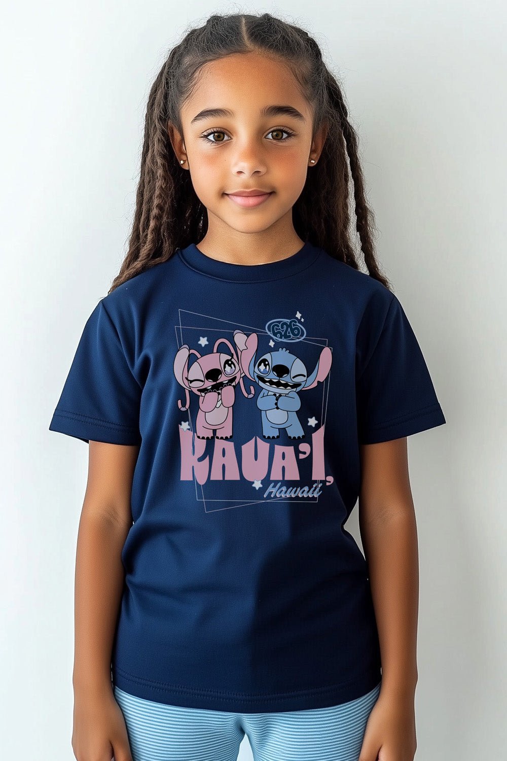 Disney Girls Navy Stitch T-Shirt – Kaua'i - Brand Threads