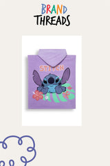 Disney Girls Stitch Swim Poncho - Brand Threads
