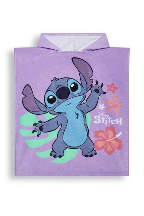 Disney Girls Stitch Swim Poncho - Brand Threads