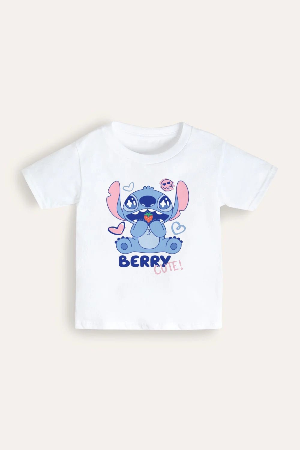 Disney Girls White Stitch T-Shirt - Brand Threads