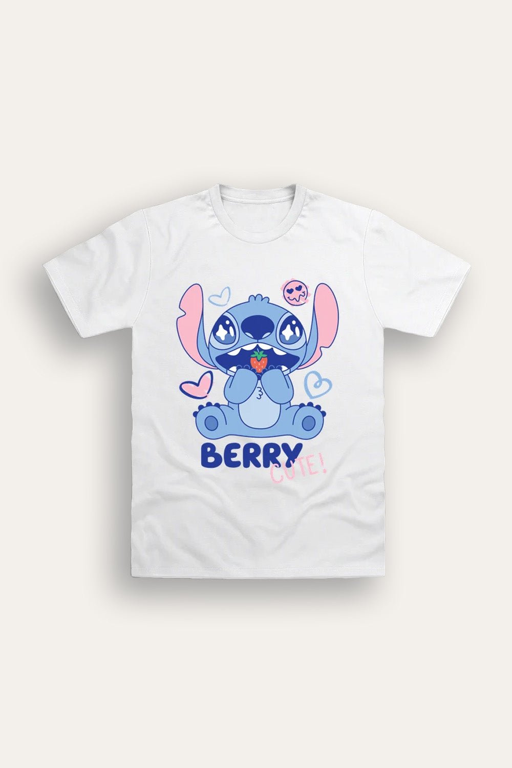 Disney Girls White Stitch T-Shirt - Brand Threads