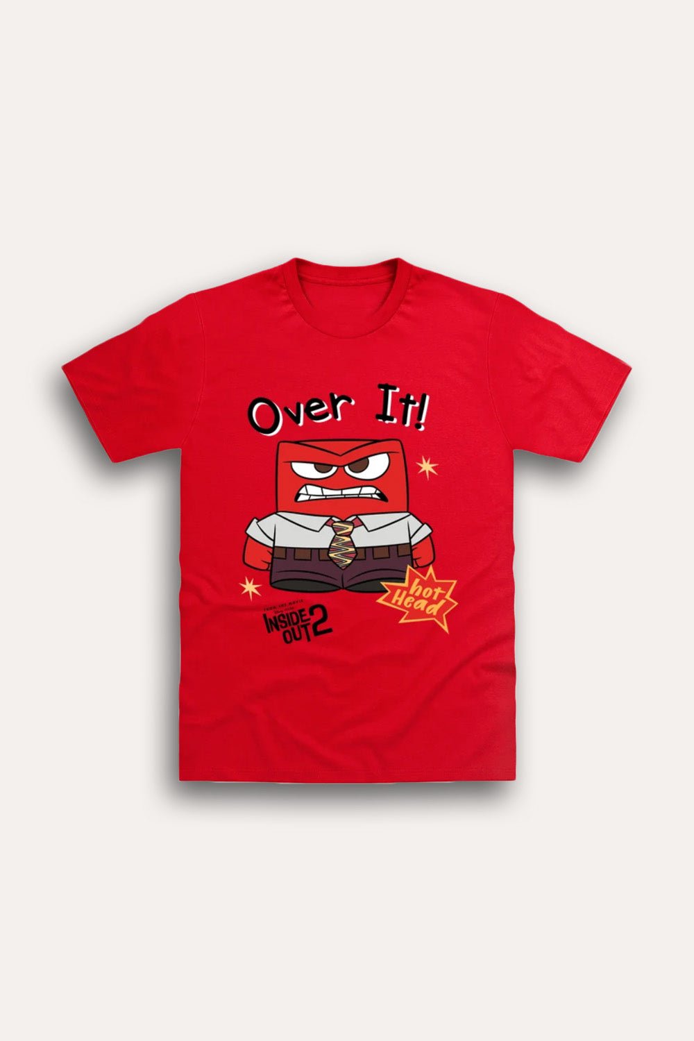 Disney Inside Out 2 Girls Red T-Shirt – Over It! - Brand Threads