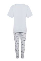 Disney Lilo and Stitch Girls Long Leg BCI Cotton Pyjamas - Brand Threads