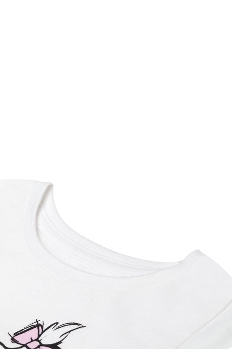 Disney Marie Aristocats Girls Cotton T-Shirt - Brand Threads