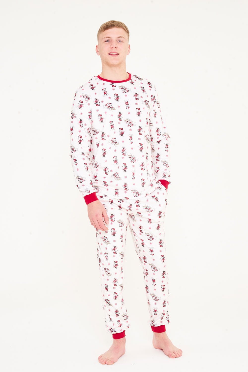 Disney Mickey and Minnie Christmas Men's Pyjamas - Brand Threads