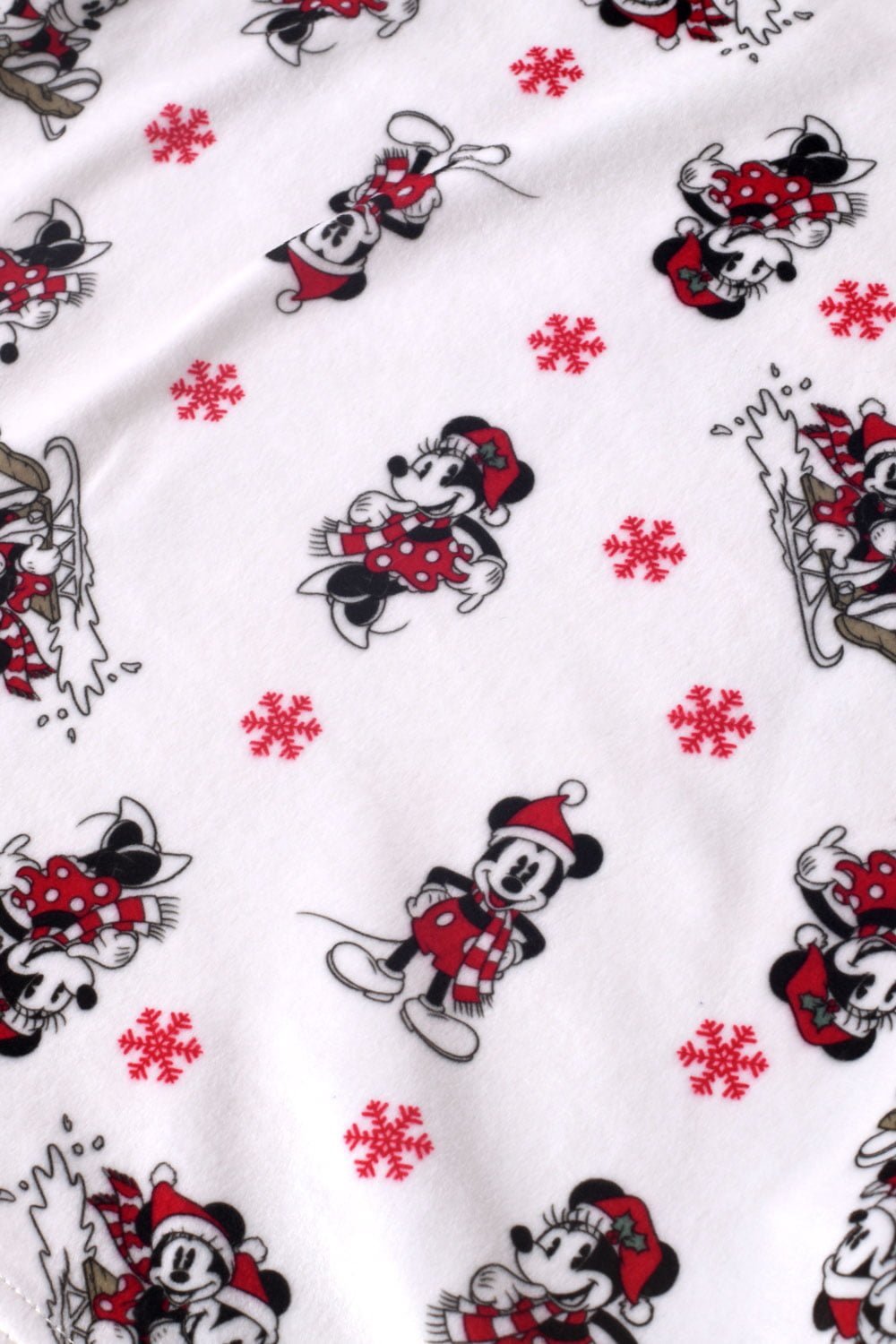 Disney Mickey Mouse Girls Fleece Christmas Pyjamas - Brand Threads