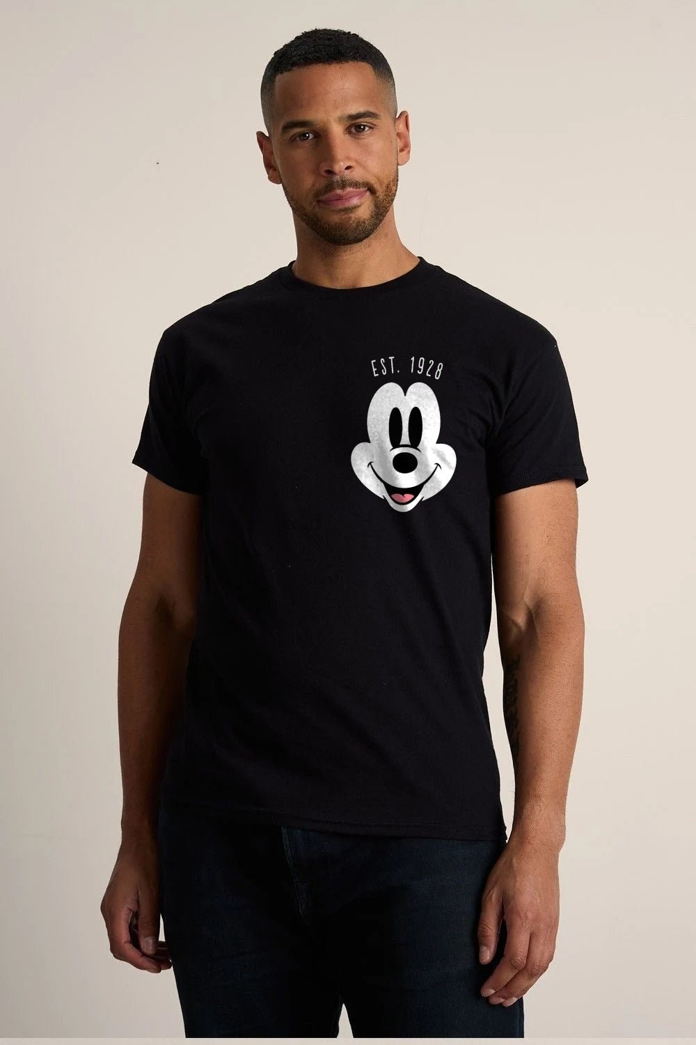 Disney Mickey Mouse Men's Black T-Shirt - Brand Threads