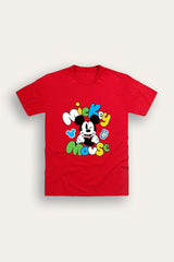 Disney Mickey Mouse Red T-Shirt for Kids - Brand Threads