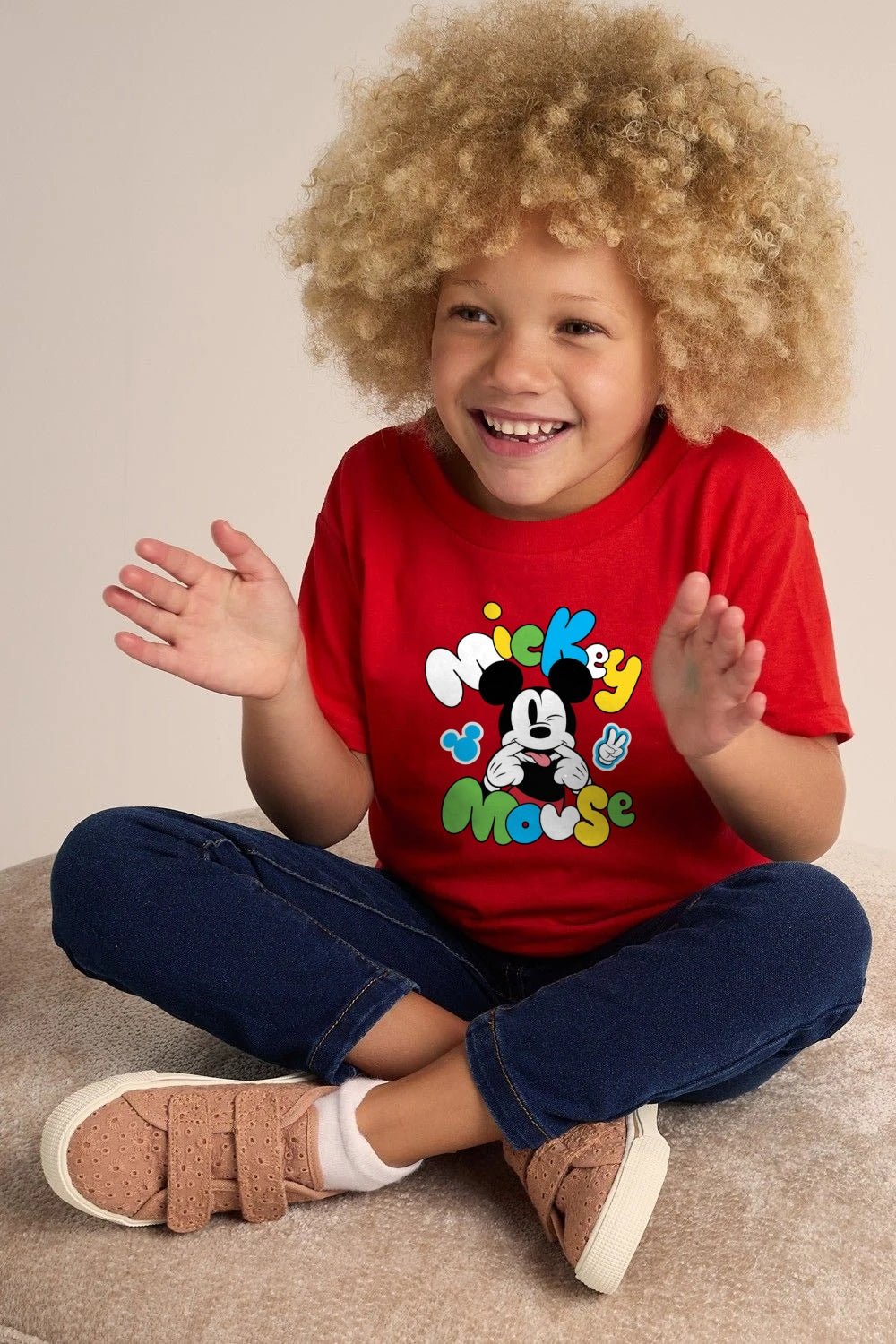 Disney Mickey Mouse Red T-Shirt for Kids - Brand Threads