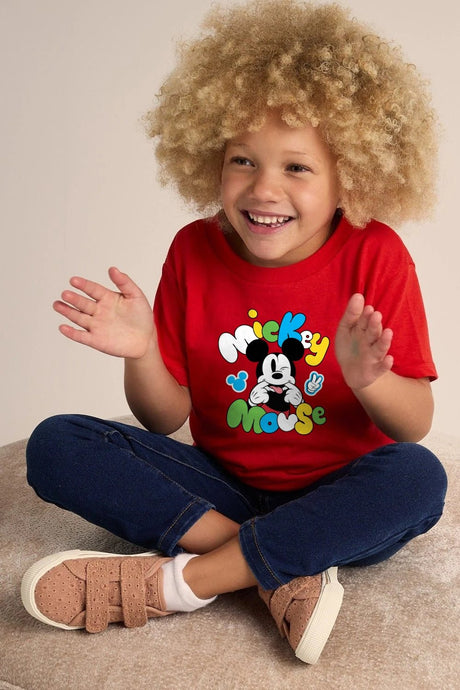 Disney Mickey Mouse Red T-Shirt for Kids - Brand Threads