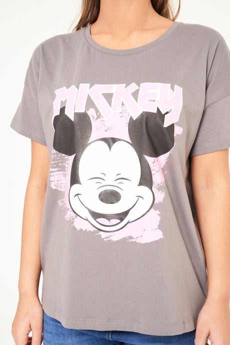 Disney Mickey Mouse Women's BCI Cotton T-Shirt - Brand Threads
