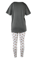 Disney Minnie Mouse BCI Cotton Grey Pyjamas - Brand Threads