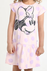 Disney Minnie Mouse Girls BCI Cotton Dress - Brand Threads