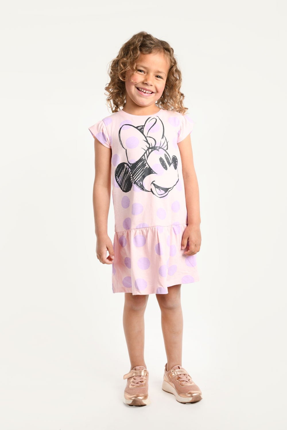 Disney Minnie Mouse Girls BCI Cotton Dress Brand Threads