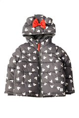 Disney Minnie Mouse Girls Outdoor Hooded Zip Coat - Brand Threads