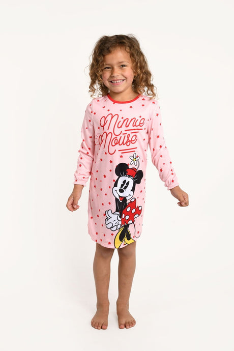 Disney Minnie Mouse Girls Recycled Polyester Nightie - Brand Threads