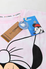 Disney Minnie Mouse Girls T-shirt 100% Organic Cotton - Brand Threads