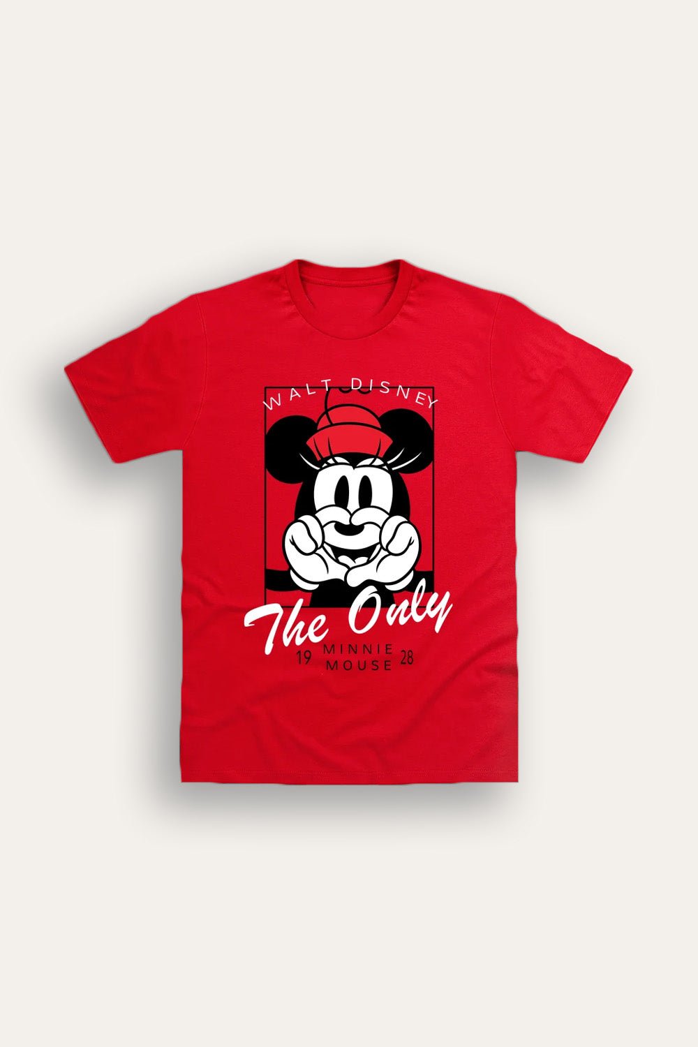 Disney Minnie Mouse Ladies Red T-Shirt - Brand Threads