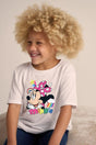 Disney Minnie Mouse White T-Shirt for Girls - Brand Threads