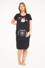 Disney Minnie Mouse Women's Maternity BCI Cotton Nightie - Brand Threads