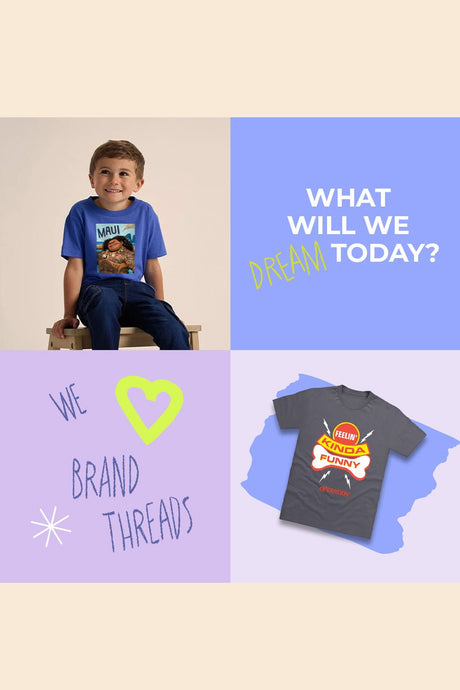 Disney Moana 2 Boys T-Shirt – Royal Blue 100% Cotton Short Sleeve Tee - Brand Threads