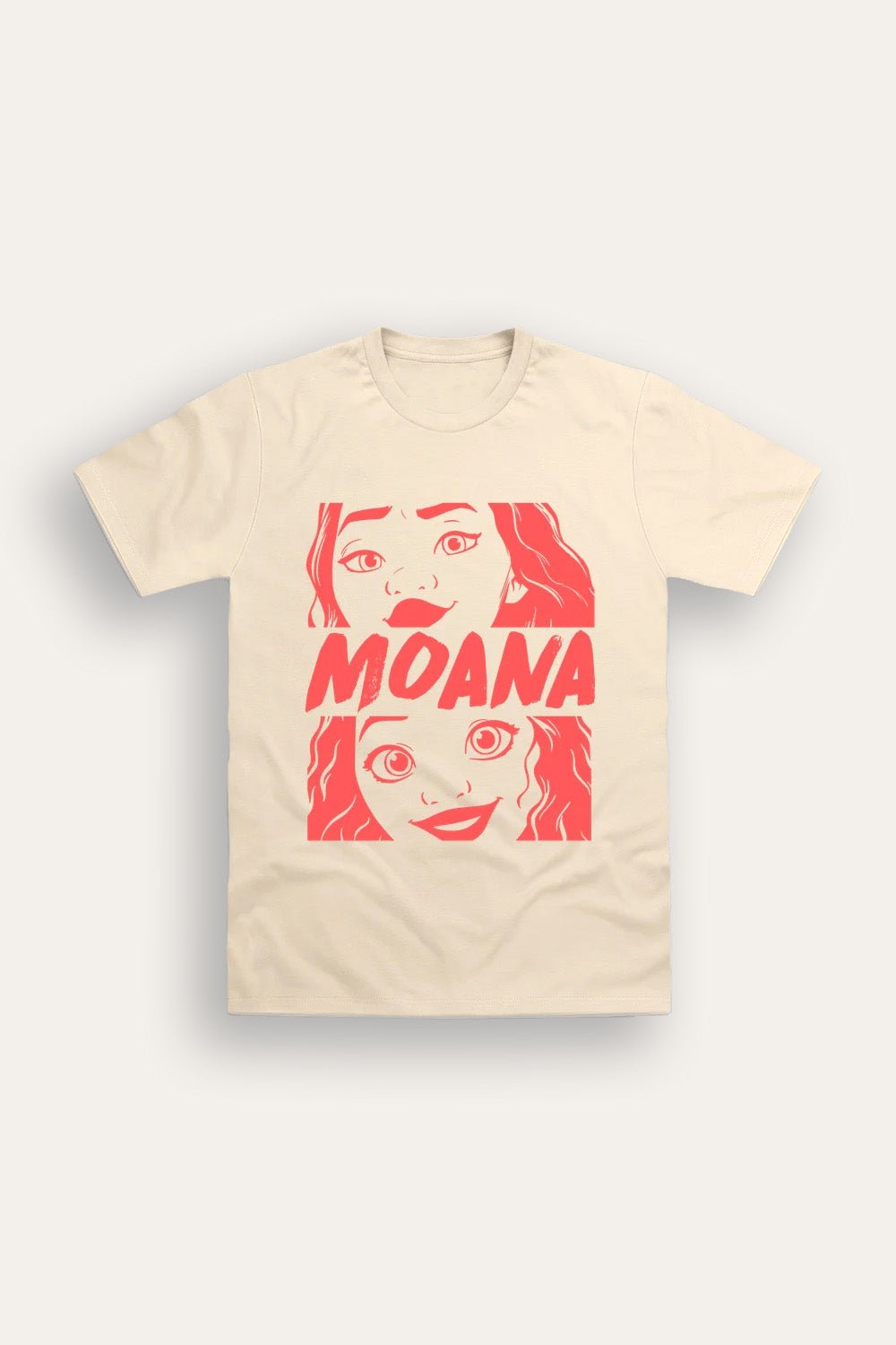 Disney Moana Womens Beige T-Shirt - Brand Threads