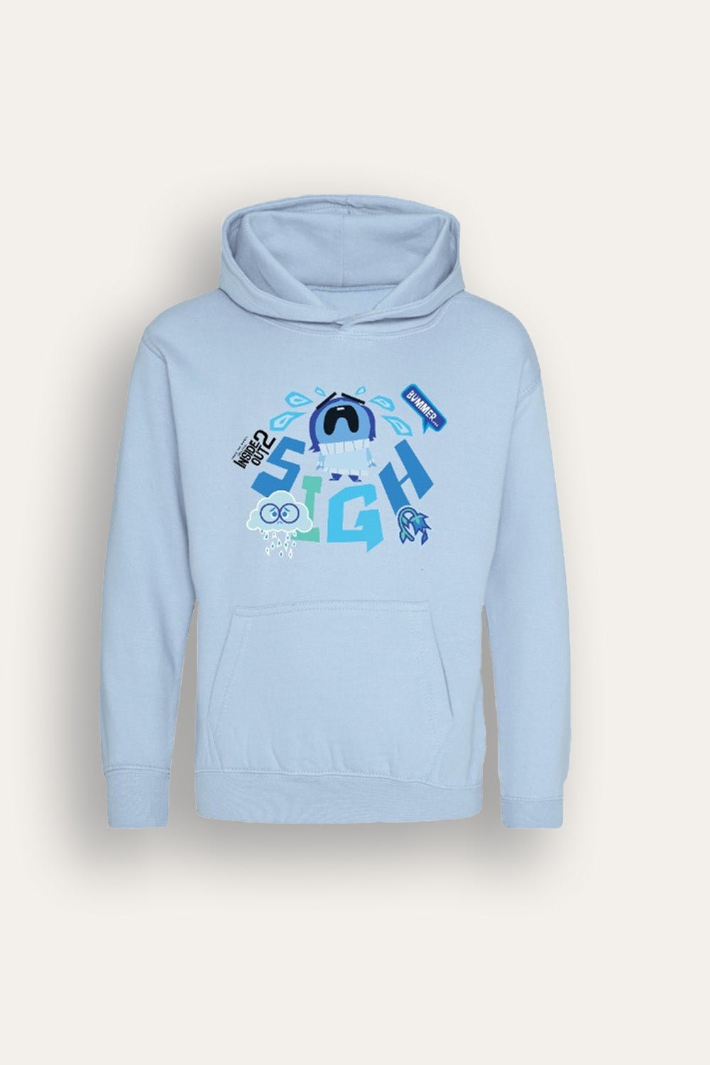 Disney Pixar Blue Inside Out Kids Hoodie – Sadness - Brand Threads