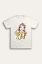 Disney Princess Belle Ladies Natural T-Shirt - Brand Threads