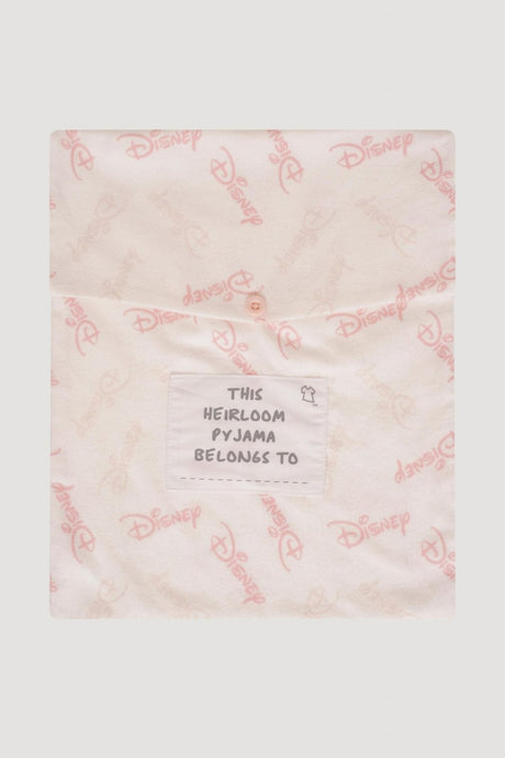 Disney Princess Castle Heirloom 100% Organic Cotton Pyjamas With Bag - Brand Threads