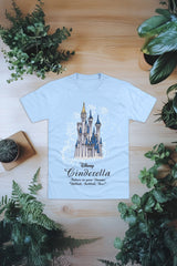 Disney Princess Cinderella Women’s T-Shirt – Official Light Blue - Brand Threads